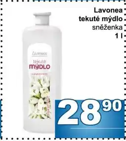 Jip Lavonea tekuté mýdlo sněženka nabídka
