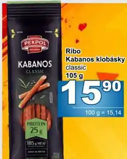 Jip Ribo Kabanos klobásky classic nabídka