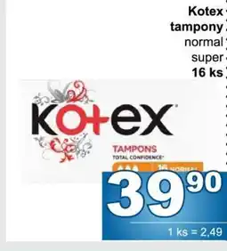 Jip kotex Tampony Normal nabídka