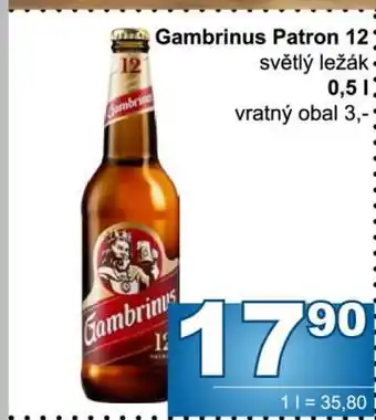 Jip Gambrinus Patron 12 nabídka