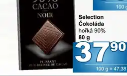 Jip Selection Čokoláda nabídka