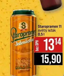 Jip STAROPRAMEN 11° světlý ležák 0,5 l nabídka