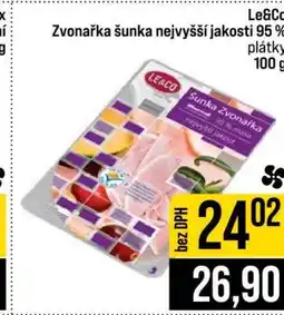 Jip Le&Co zvonařka šunka nejvyšší jakosti 95 % nabídka
