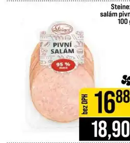 Jip Steinex salám pivní nabídka