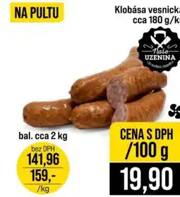 Jip Klobása vesnická nabídka