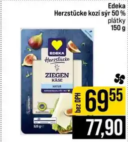Jip Edeka Herzstücke kozí sýr 50 % plátky 150 g nabídka