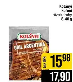 Jip Kotányi koření nabídka
