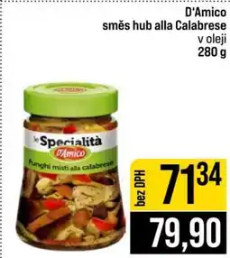 Jip D'Amico směs hub alla Calabrese v oleji 280 g nabídka
