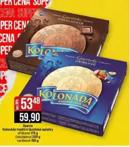 Jip Kolonáda Tradiční lázeňské oplatky nabídka