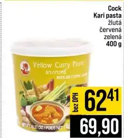 Jip Cock kari pasta nabídka