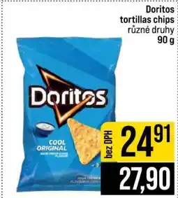 Jip Doritos tortillas chips nabídka