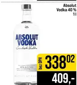 Jip Absolut vodka 40% 1l nabídka