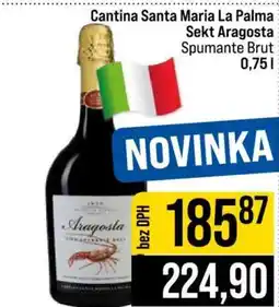 Jip Cantina Santa Maria La Palma Sekt Aragosta nabídka