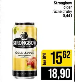 Jip Strongbow cider nabídka