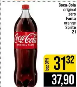 Jip Coca-Cola original/zero, Fanta orange, Sprite nabídka