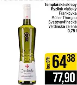 Jip Templářské sklepy nabídka