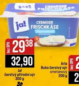 Jip Ja! čerstvý přírodní sýr nabídka