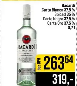 Jip Bacardi nabídka