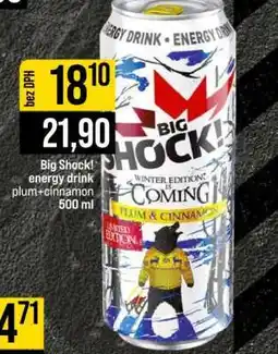 Jip Big Shock! energy drink plum+cinnamon nabídka