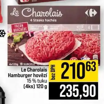 Jip Le Charolais Hamburger hovězí nabídka