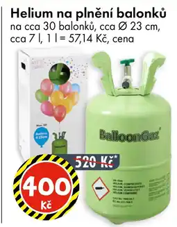 TEDi Helium na plnění balonků nabídka