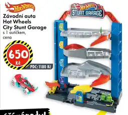 TEDi Závodní auta Hot Wheels City Stunt Garage nabídka
