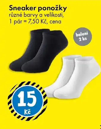 TEDi Sneaker ponožky nabídka