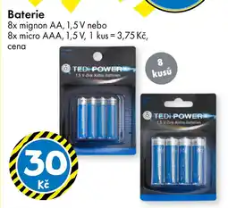 TEDi Baterie nabídka