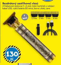 TEDi Bezdrátový zastřihovač vlasů nabídka