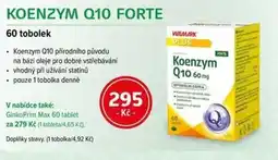 mojelekarna.cz Koenzym Q10 forte nabídka