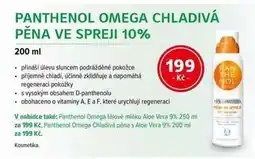 mojelekarna.cz Panthenol omega chladivá pěna ve spreji 10% nabídka
