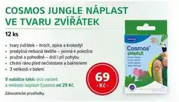 mojelekarna.cz Cosmos Jungle náplast ve tvaru zvířátek nabídka