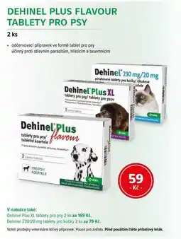 mojelekarna.cz Dehinel Plus flavour tablety pro psy nabídka