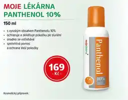 mojelekarna.cz Moje Lékárna panthenol 10% nabídka