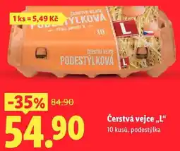 Lidl Čerstvá vejce „L“, 10 kusů nabídka