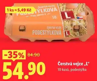 Lidl Čerstvá vejce „L“, 10 kusů nabídka