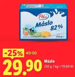 Lidl Máslo nabídka