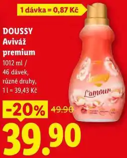 Lidl DOUSSY Aviváž premium, 1012 ml/46 dávek nabídka