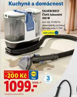 Lidl SILVERCREST Čistič čalounění 450 W nabídka