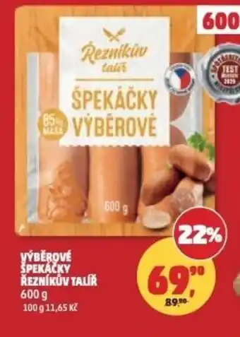 Penny Market Výběrové spekáčky řezníkův talíř nabídka