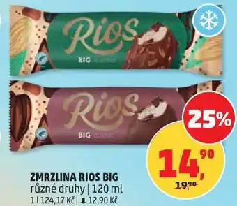 Penny Market ZMRZLINA RIOS BIG různé druhy nabídka
