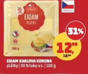 Penny Market Eidam karlova koruna plátky nabídka