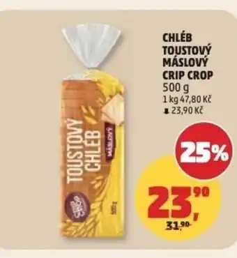 Penny Market Chléb toustový máslový crip crop nabídka