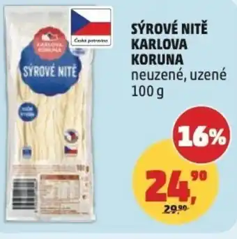 Penny Market Sýrové nitě karlova koruna nabídka