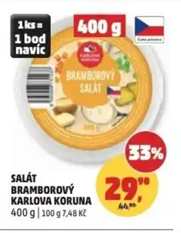 Penny Market Salát bramborový karlova koruna nabídka