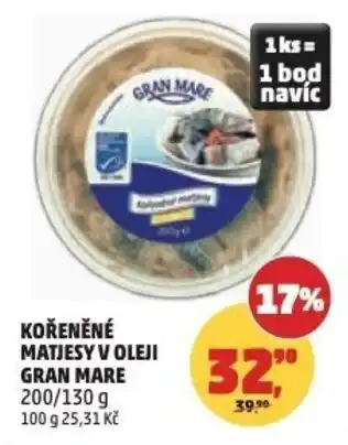 Penny Market Kořeněné matjesy v oleji GRAN MARE nabídka