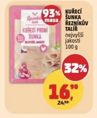 Penny Market Kuřecí šunka řezníkův talíř nabídka