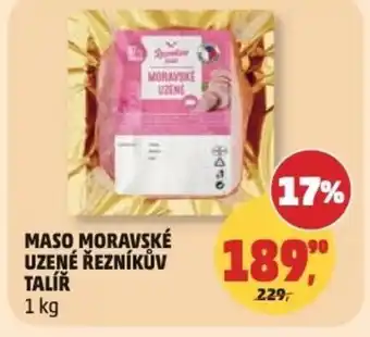 Penny Market Maso moravské uzené řezníkův talíř nabídka