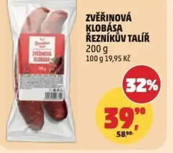 Penny Market Zvěřinová klobása řezníkův talíř nabídka