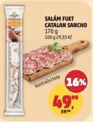 Penny Market Salám fuet catalan sancho nabídka
